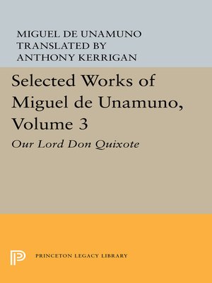 cover image of Selected Works of Miguel de Unamuno, Volume 3